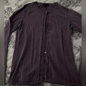 Banana Republic Dark Purple Cardigan
